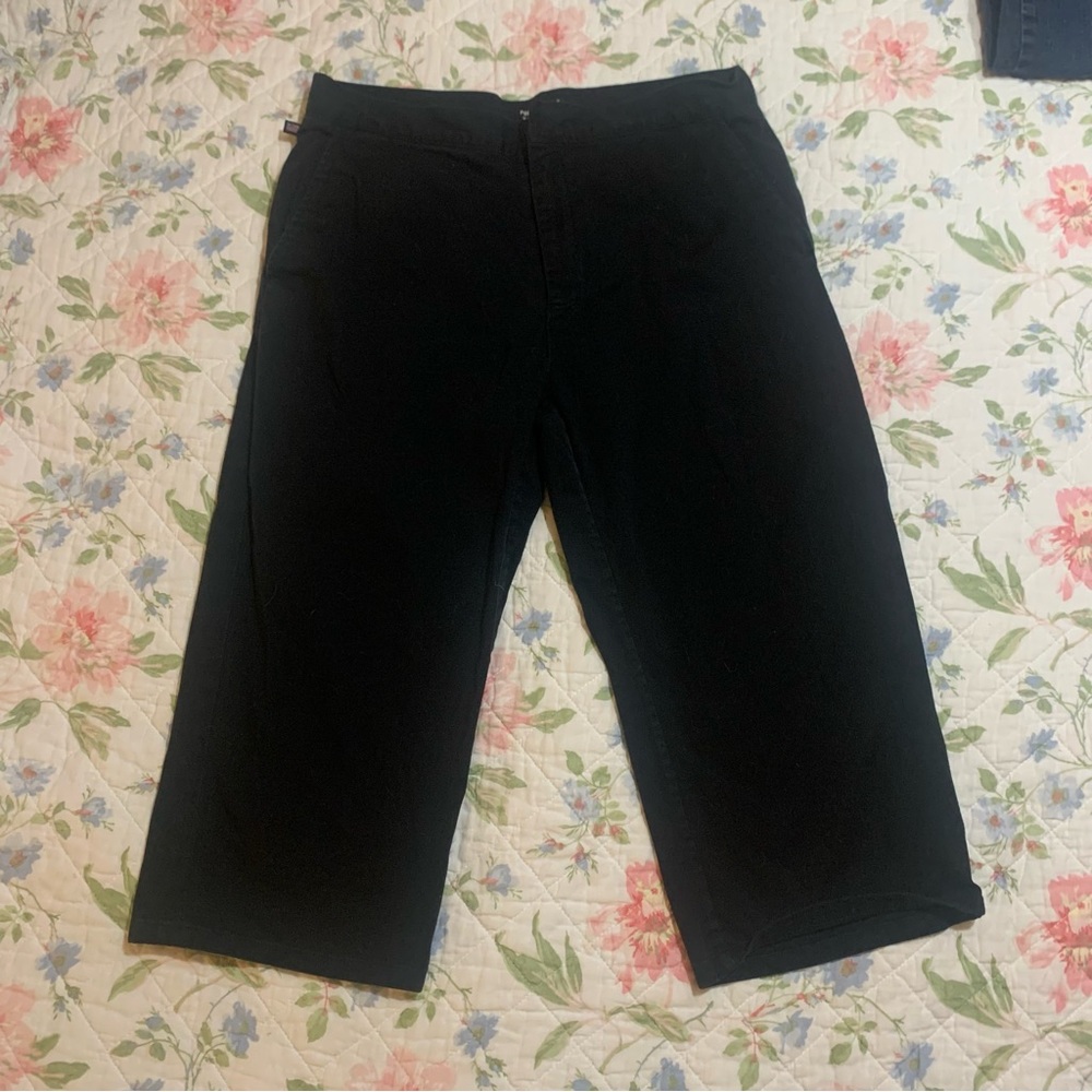Polo Jeans Company Ralph Lauren, black crop pants, size 10